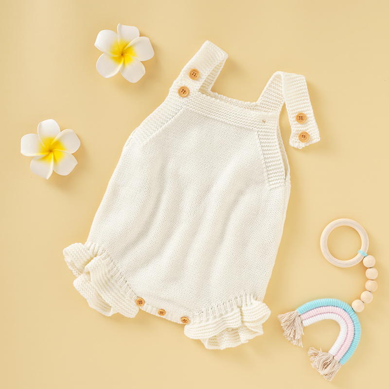 Baby Clothing Brand - Body tricoté pour bébé fille, combinaison