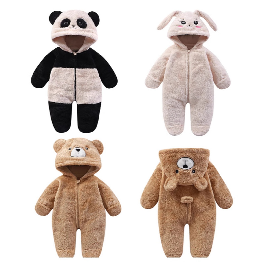 Romper Onesie Baby - Combinaison chaude et moelleuse pour bébé