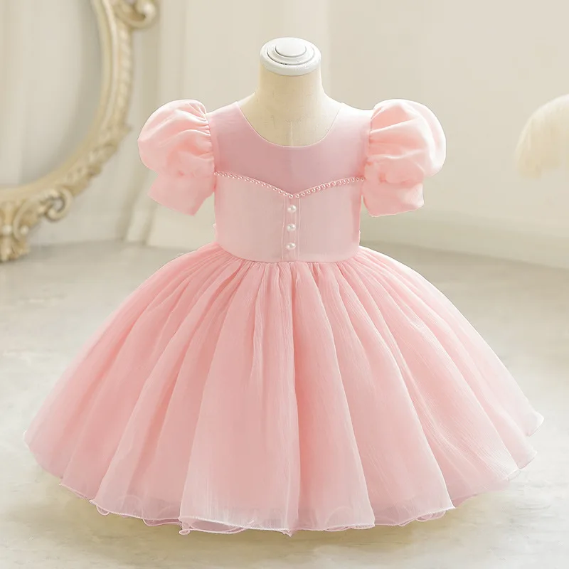 Baby Clothing Dresser - Robe d'été en dentelle et maille