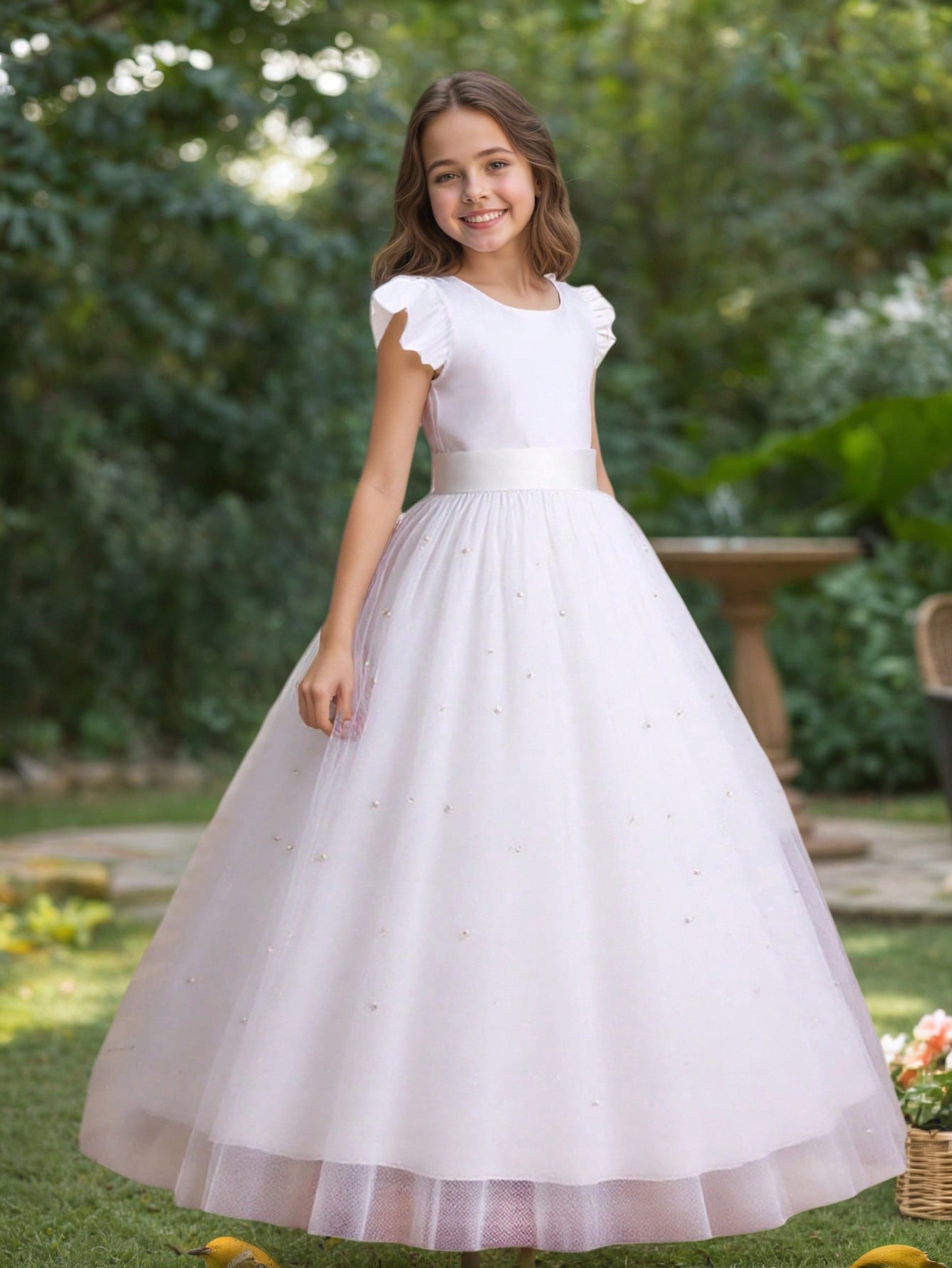 Baby Clothing Dresser - Robe de princesse en tulle pour