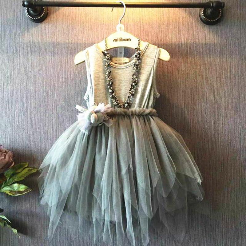 Baby Clothing Yarn - Robe Tutu de ixà Fleurs pour