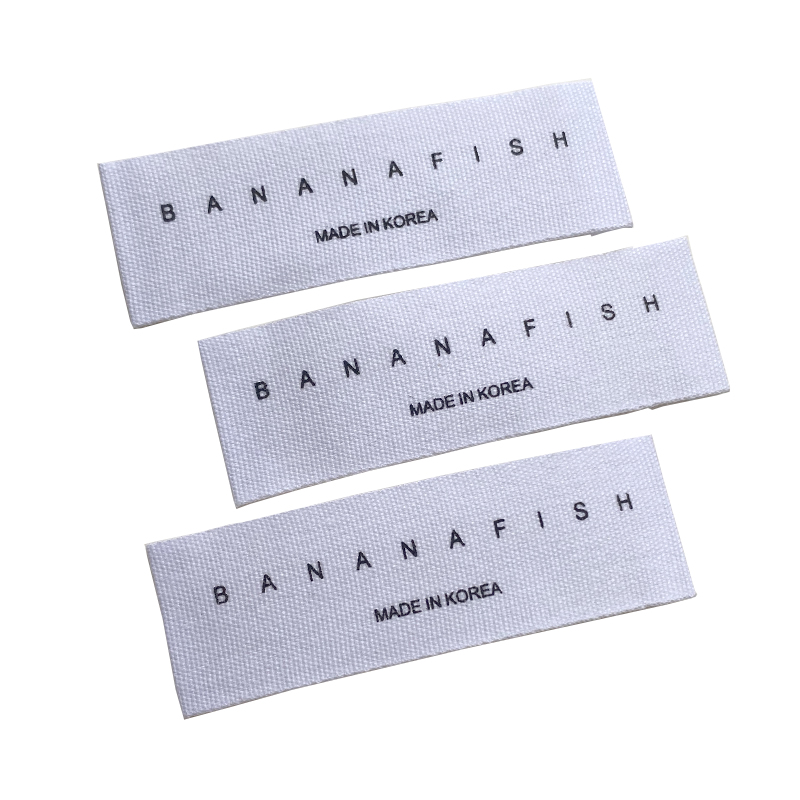 Baby Clothing Labels - Étiquette personnalisée en coton biologique, largeur
