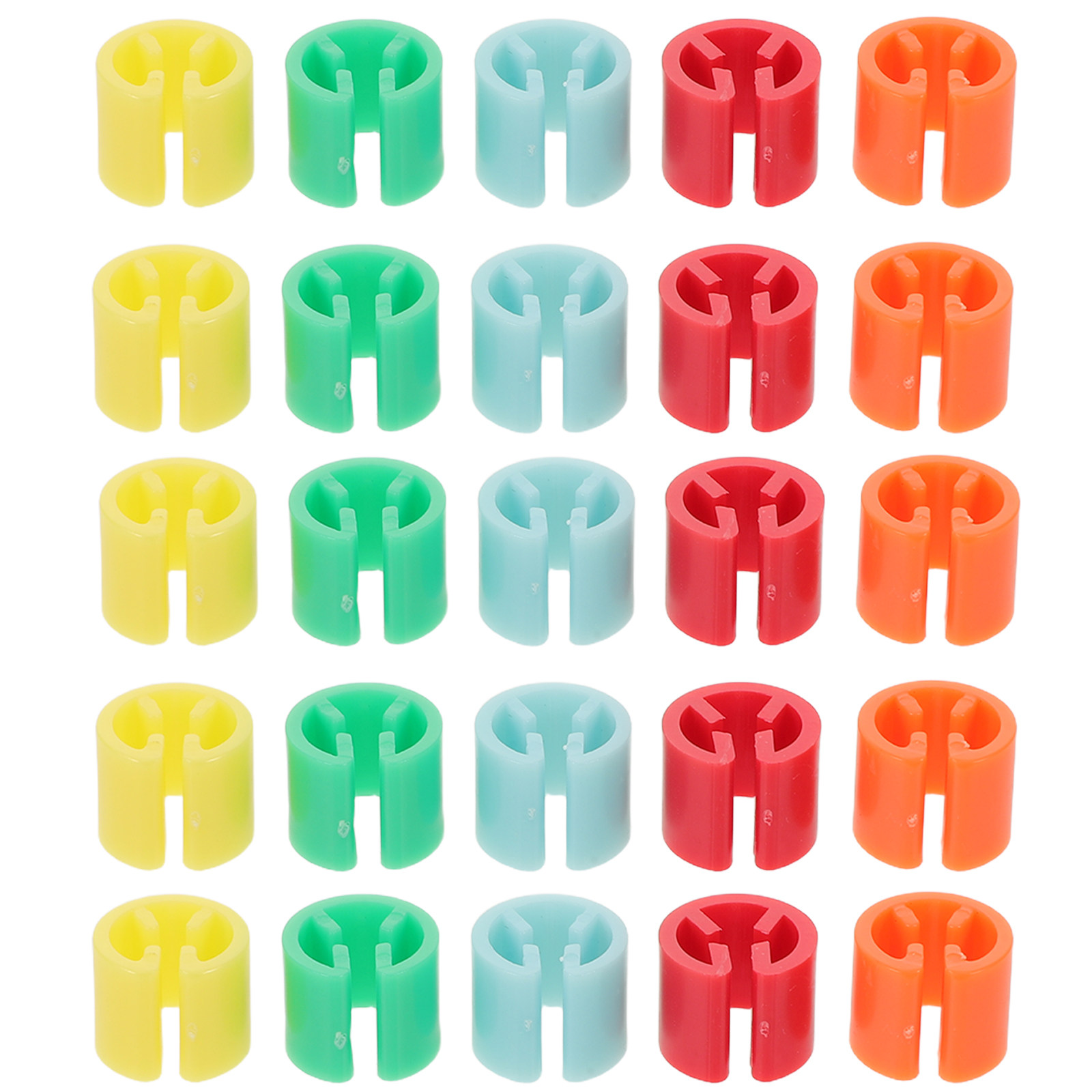 Baby Clothing Hanger Dividers - 150 étiquettes de taille rondes en