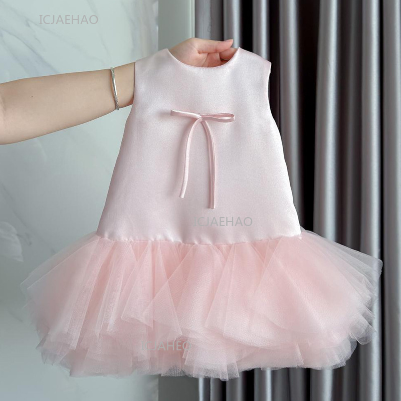 Baby Clothing Dresser - Robe de soirée rose pour petites