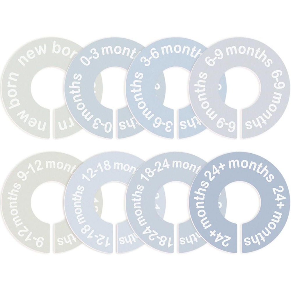 Baby Clothing Hanger Dividers - 68/9 pièces Séparateurs de taille pour