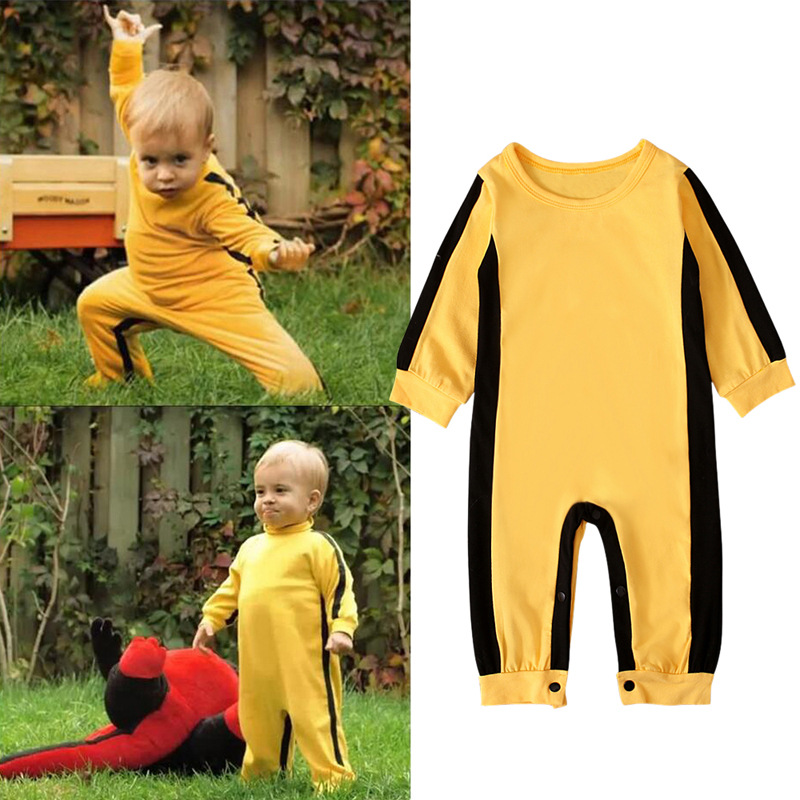 Romper Onesie Baby - Combishort classique d'étoiles du film jaune