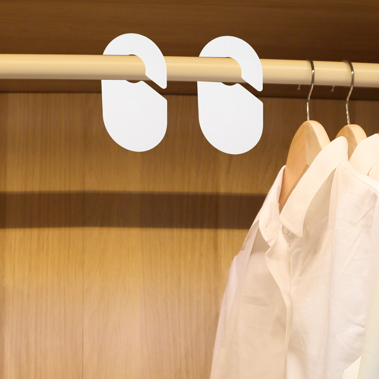 Baby Clothing Hanger Dividers - 10 séparateurs de cintres en plastique