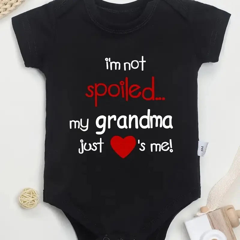Romper Onesie Baby - Combinaison bébé 100% coton avec impression