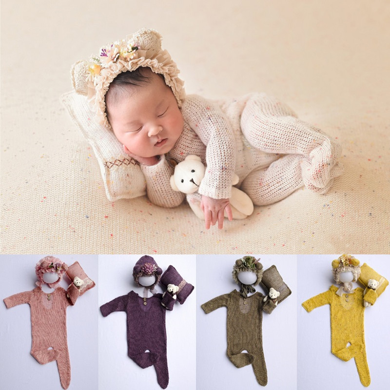 Baby Clothing Brand - Accessoires de photographie pour nouveau-nés, barboteuse