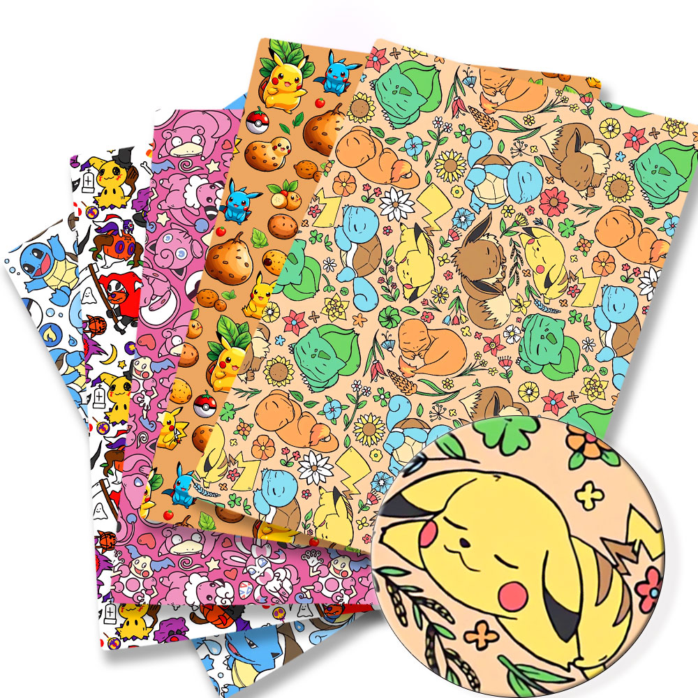 Baby Clothing Japan - Tissu de dessin animé Pokemon pour
