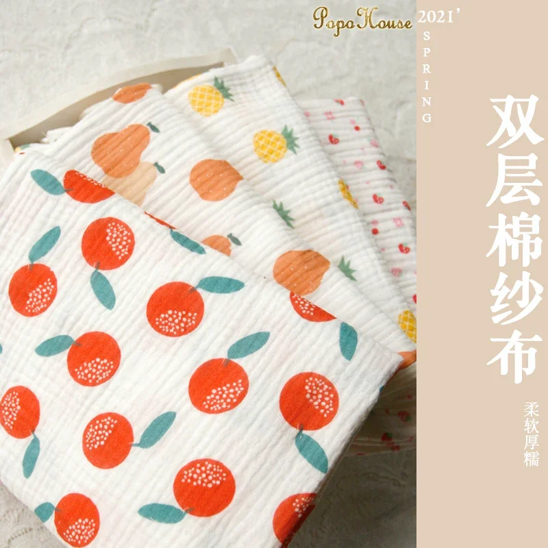 Tissu en fil de coton pur crêp - Baby Clothing Yarn avis et prix
