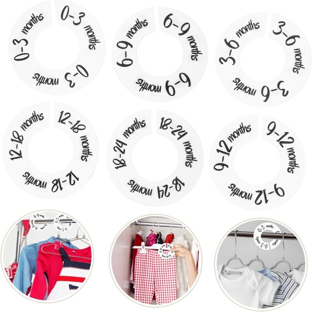 68/9 pièces Séparateurs de tai - Baby Clothing Hanger Dividers avis et prix