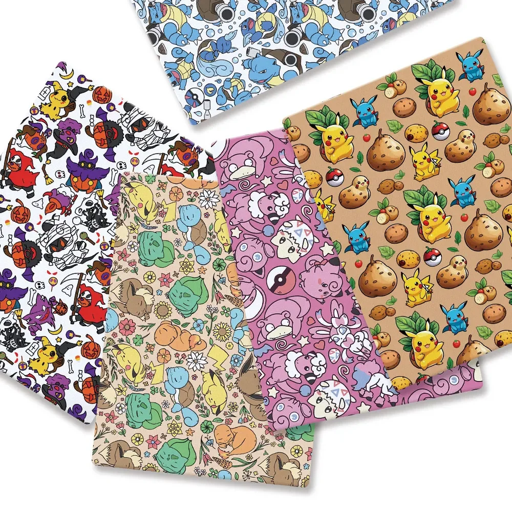 Tissu de dessin animé Pokemon, - Baby Clothing Japan avis et prix