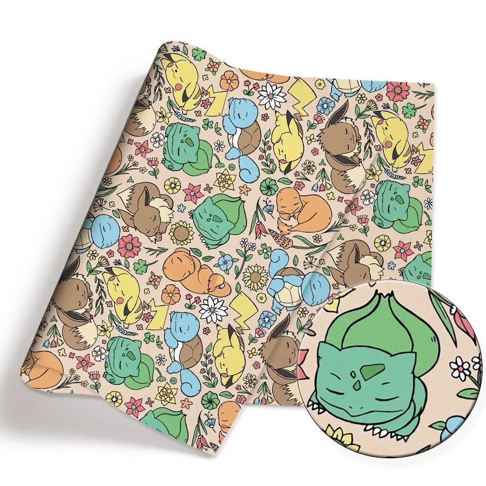 Tissu de dessin animé Pokemon, - Baby Clothing Japan avis et prix