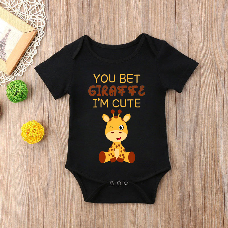Nouveau mignon girafe imprimé  - Baby Clothing Brand avis et prix