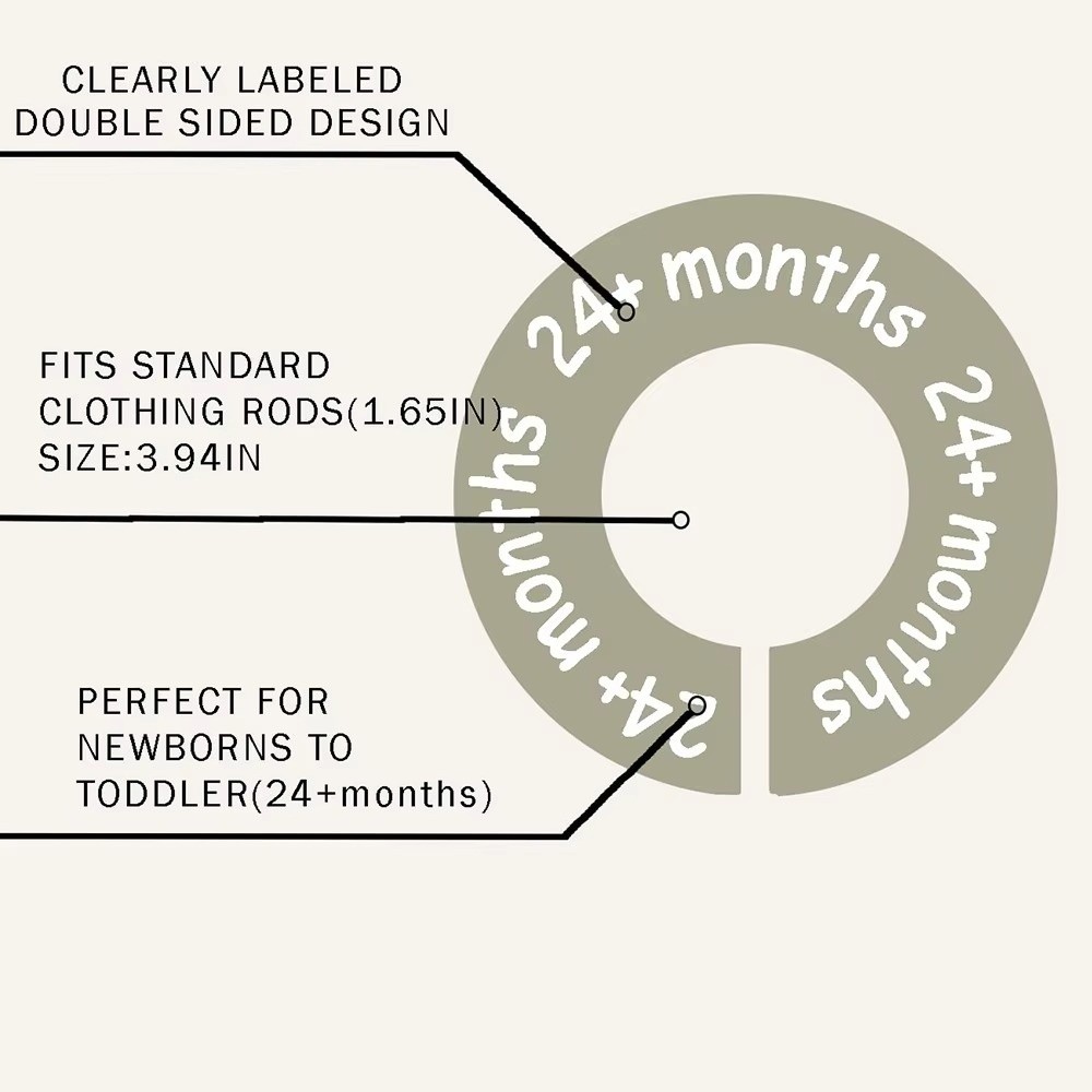 68/9 pièces Séparateurs de tai - Baby Clothing Hanger Dividers avis et prix