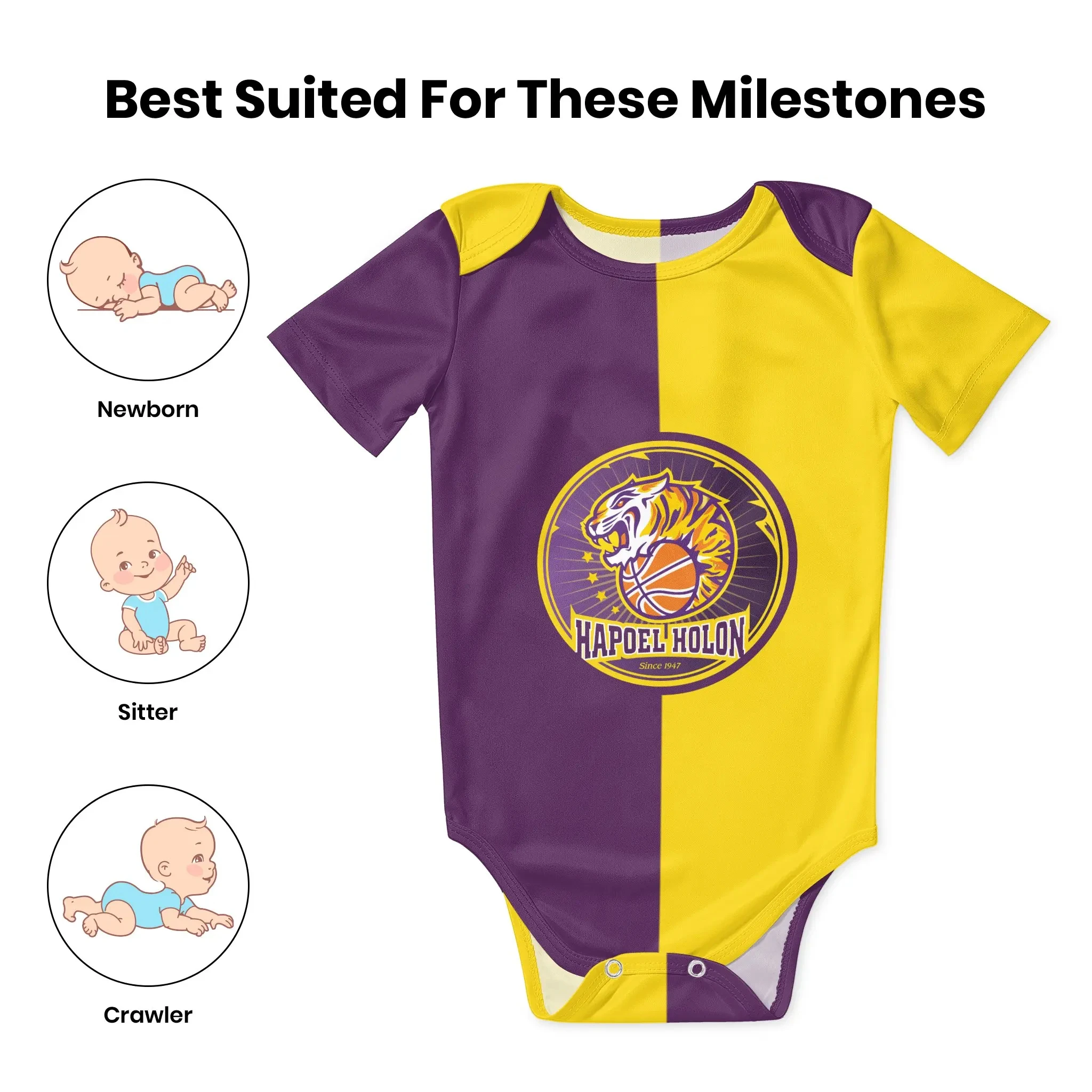 Hapoel Holon basket-ball bébé  - Romper Onesie Baby avis et prix